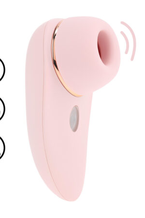 Aurie - Vibratore AirTap con due testine intercambiabili - Rosa
