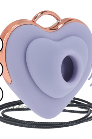Luvie - Vibratore AirTap a forma di cuore - Lavanda