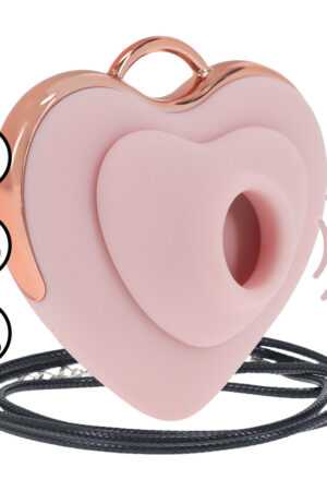 Luvie - Vibratore AirTap a forma di cuore - Rosa