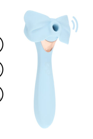 Darling - Vibratore a bacchetta AirTap con cinque testine intercambiabili - Blu