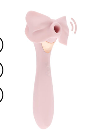 Darling - Vibratore a bacchetta AirTap con cinque testine intercambiabili - Rosa