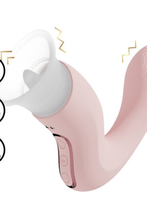 CallaLily - Stimolatore per il punto G, la vulva, il seno e la lingua - Rosa