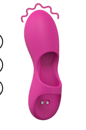 Mini vibratore da dito - Rosa