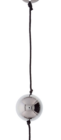 PALLINE METALLICHE DOMINO - ARGENTO